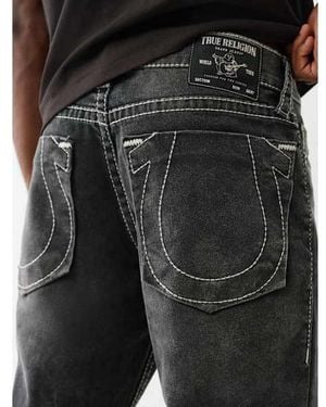 TRUE RELIGION Ricky Big T Heritage Horseshoe Straight Jean - Black