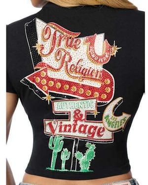 TRUE RELIGION True Girl Club Baby T-shirt - Black