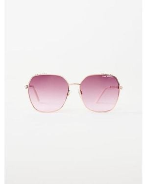 TRUE RELIGION Logo Angle Sunglasses - Pink