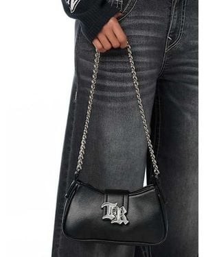 TRUE RELIGION Chain Strap Handbag - Black