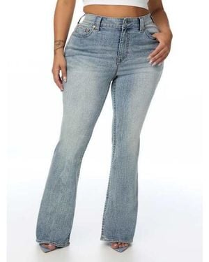 TRUE RELIGION Plus Becca Mid Rise Bootcut Jean - Blue