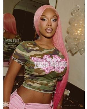 TRUE RELIGION Custom Off-the-shoulder Lace-up T-shirt - Brown