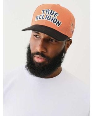 TRUE RELIGION Cross Stitch Western Cap - Brown