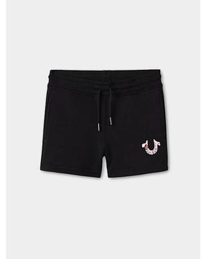 TRUE RELIGION Girls Love Logo Short - Black