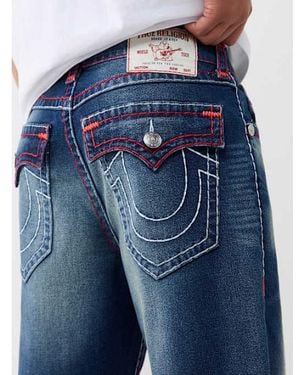 TRUE RELIGION Bobby Super T Flap Baggy Jean - Blue