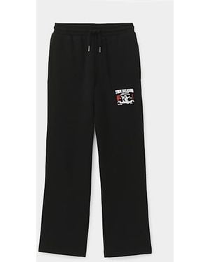 TRUE RELIGION Boys Vintage World Tour Wide Leg Sweatpant - Black