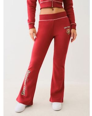 TRUE RELIGION Crystal Tiger Flared Sweat Pant