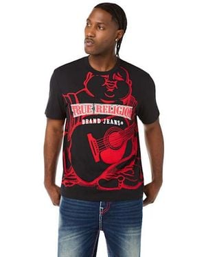 TRUE RELIGION Buddha Shadow T-shirt - Red