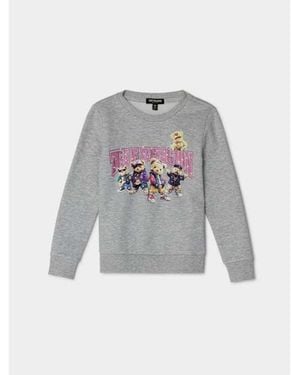 TRUE RELIGION Girls Bears Crewneck Pullover - Gray