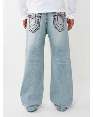 TRUE RELIGION Ultra baggy Vinny Super Flatlock Flap Pocket Jeans