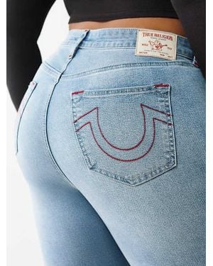TRUE RELIGION Plus Becca Mid Rise Bootcut Jean - Blue