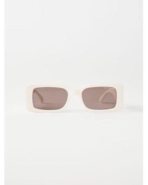 TRUE RELIGION Logo Square Sunglasses - White