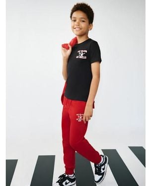 TRUE RELIGION Boys Logo Jogger - Red