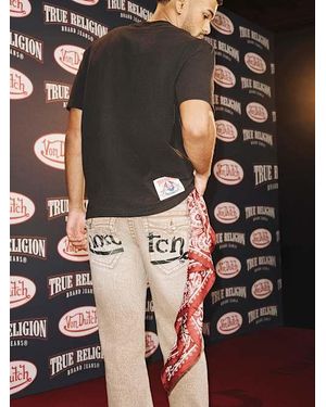 TRUE RELIGION X Von Dutch Billy Super T Bootcut Jean - Black