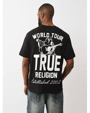 True Religion Patch Buddha T-shirt - Black