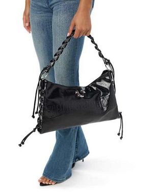 TRUE RELIGION Embossed Logo Handbag - Blue