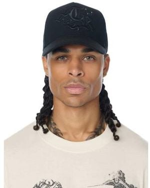 TRUE RELIGION Flame Horseshoe Crystal Hat - Blue