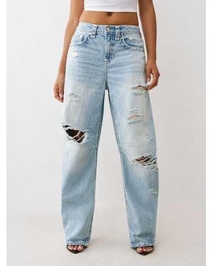 True Religion Super T Balloon Jean - Blue