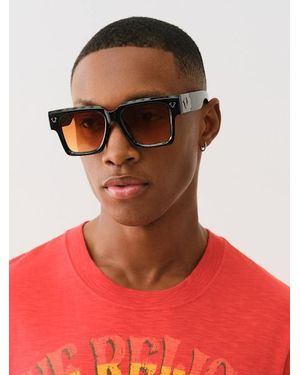 TRUE RELIGION Square Sunglasses - Red