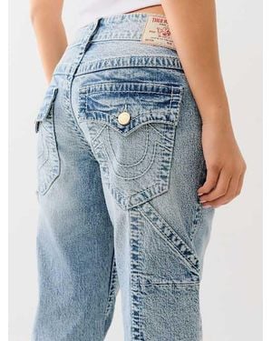 True Religion Ricki Big T Relaxed Carpenter Jean - Blue