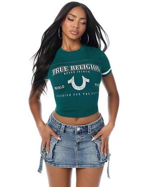 TRUE RELIGION Horseshoe Baby T-shirt - Green