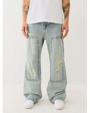 True Religion Vinny Super Qt Ultra Baggy Jean in Black | Lyst