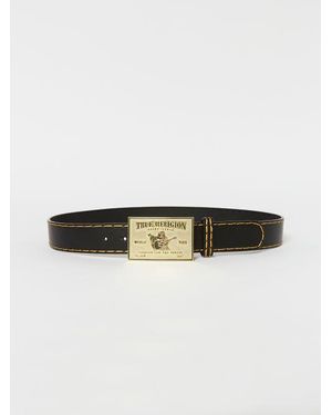 TRUE RELIGION Big T Buddha Buckle Belt - Multicolor