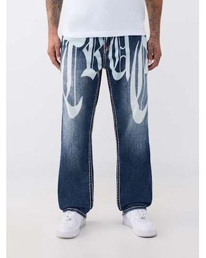 TRUE RELIGION Bobby Super T Coated Baggy Jean 32