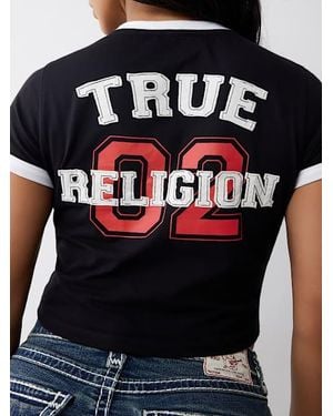 TRUE RELIGION Sporty Logo Baby T-shirt - Black