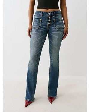 True Religion Becca Front Pocket Bootcut Jean - Blue