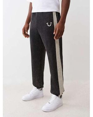 True Religion Mesh Inset Jogger - Black