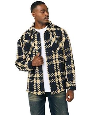 TRUE RELIGION Tweed Shacket - Green