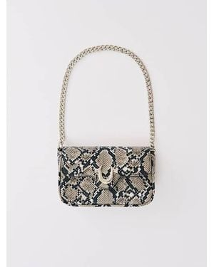 TRUE RELIGION Python Shoulder Bag - White