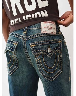 TRUE RELIGION Bobby Super T Coated Baggy Jean 32