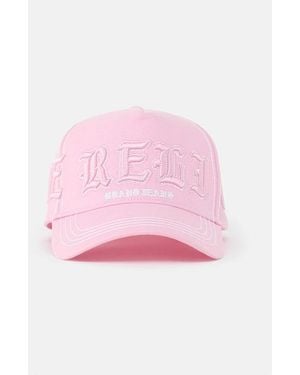 TRUE RELIGION Logo Script Baseball Hat - Pink