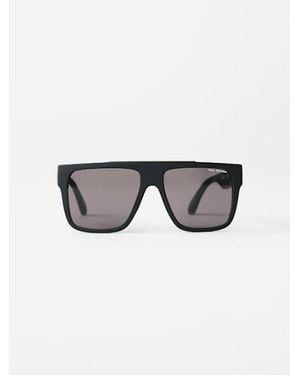 TRUE RELIGION Horseshoe Square Sunglasses - Black
