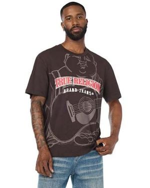 TRUE RELIGION Buddha Shadow T-shirt - Black