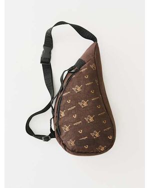 TRUE RELIGION Monogram Sling Bag - Brown