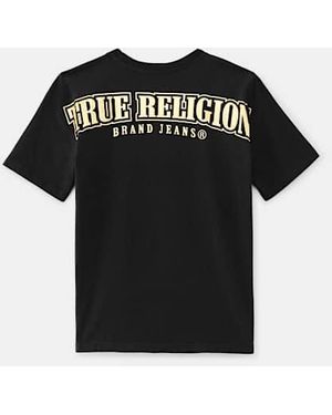 True Religion Boys Metallic Horseshoe T-shirt - Blue