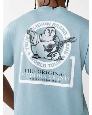 TRUE RELIGION Radiant Buddha T-shirt - Blue