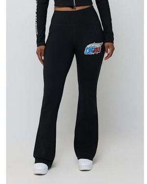 TRUE RELIGION Crystal Mid Rise Booty Perfector Legging - Black