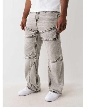 【TRUE RELIGION】★ジーンズ★ VINNY QUAD SUPER T BAGGY JEAN VINNY QUAD SUPER T ULTRA BAGGY JEAN - Rocky Point Light Wash