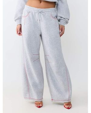 TRUE RELIGION Big T Barrel Sweatpant - Blue