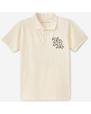 TRUE RELIGION Boys Logo Polo - White