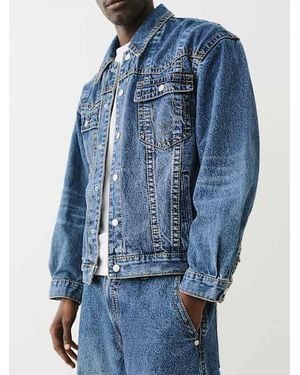 True Religion Denim Big T Jacket - Blue
