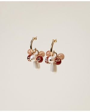 Twinset Multicolour Stone Earrings - Natural