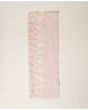 Twinset Inlaid Lace Stole - Pink