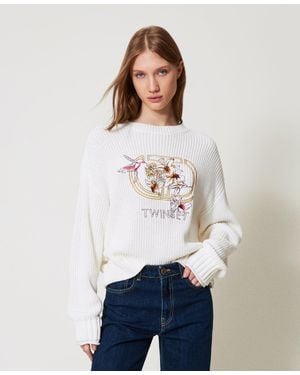 Twinset Pulls - Blanc