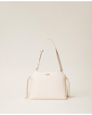 Twinset Shoulder Bag With Pouch Bag - Natural