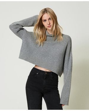 Twin Set Jumpers - Grey